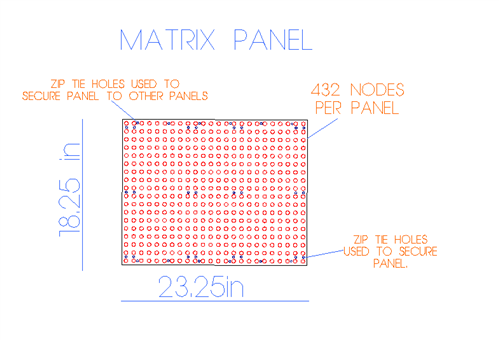PRODUCT PHOTO: PixNode Rigid Modular Matrix Panel for Smart / Dumb Nodes