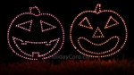PRODUCT PHOTO: Singing Pumpkin Bunch Faces for Mini Lights (Eight Individual Pumpkins)