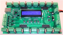 PRODUCT PHOTO: AlphaPix Classic 16 V2 - E1.31 & ArtNet to SPI Pixel Controller w/LCD Display - 16 SPI + 3 RS485 Outputs