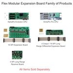 PRODUCT PHOTO: Flex Expansion Board System with AlphaPix Evolution or HinksPix Pro CPU - E1.31 Modular Lighting Controller System