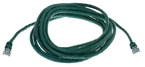 PRODUCT PHOTO:  14ft CAT5 Cable - Green