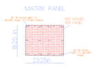 PixNode Rigid Modular Matrix Panel for Smart / Dumb Nodes
