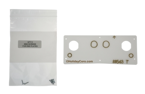 PRODUCT PHOTO: HC-2500 End-Plate With Two 1" Clamp Holes (plate only)