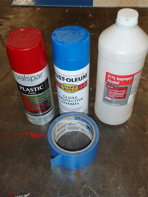 Required materials for painting your coro flag