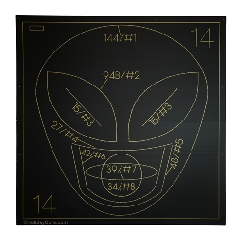 PRODUCT PHOTO: Singing Alien Face (46" x 46")