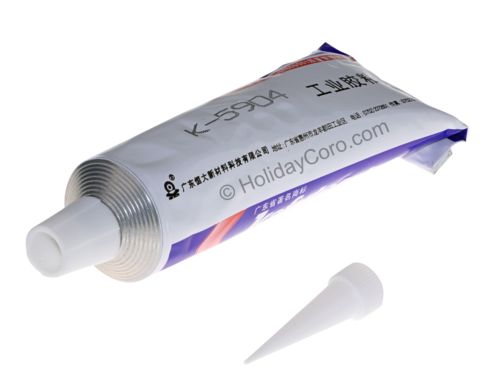 PRODUCT PHOTO: Silicone Sealant RTV / 100ml - 3.4Oz Tube / Clear for RGB Strip Waterproofing