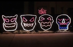 PRODUCT PHOTO: Singing Monster Faces (mini-lights not included) V2