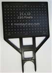 18" x 24" RGB 8mm LED/12mm Base Pixel Node Matrix - Mounting Board and Frame