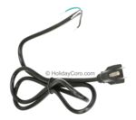 PRODUCT PHOTO: Power Cord - Male 3 Prong Grounded (USA, Mexico, Canada) - 18 AWG / 5ft / NEMA 5-15P