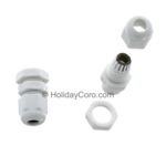 Bulkhead Mount Cable Gland for Power and CAT5 Cables