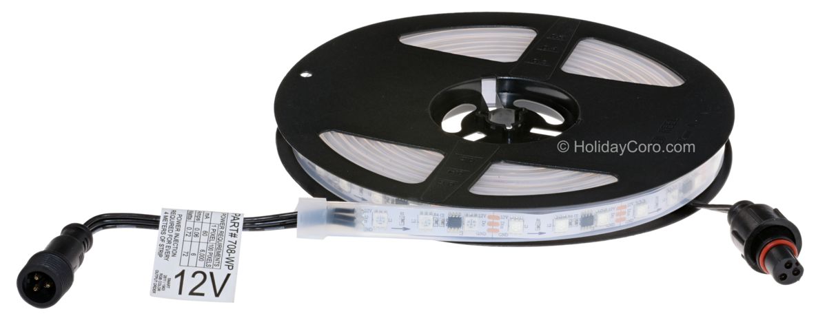 Smart / Pixel Rectangle RGB LED Waterproof Module - 12v 2811 - 6 Inch  Spacing