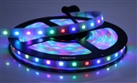 PRODUCT PHOTO: Smart / Pixel LED RGB Strip 60 LEDs/m 60 Pixels/m Waterproof Tube (16ft-6in/5 meter Roll) - 12v / INK1003 (WS2812) / Waterproof EasyPlug3 / xConnect Input and Output Cables