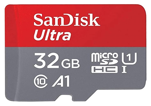 PRODUCT PHOTO: 32GB SanDisk MicroSD Card - Holds Up To 600 Sequences / Certified HinksPix Pro Controller Compatible