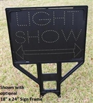 Light Show Directional Arrow Sign